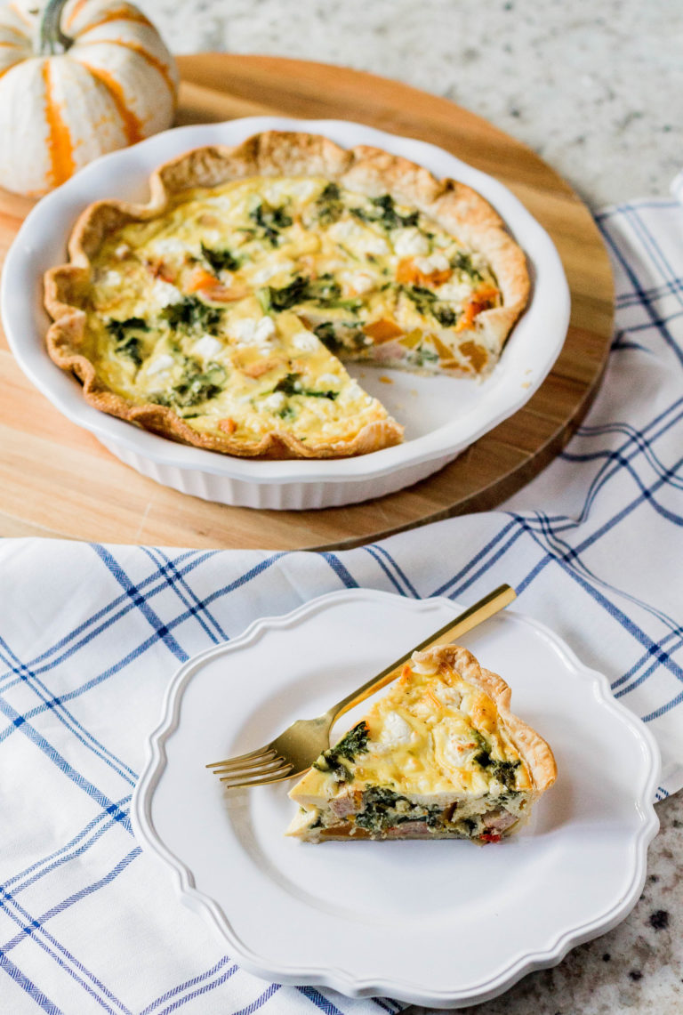 Butternut Squash and Sausage Quiche | Blog Appétit